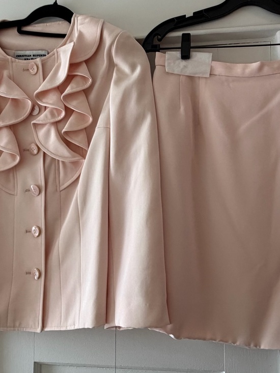 Christian Ruperto Dresses & Skirts - Blush Pink Silk Suit, Vintage and Never Worn. Gorgeous!